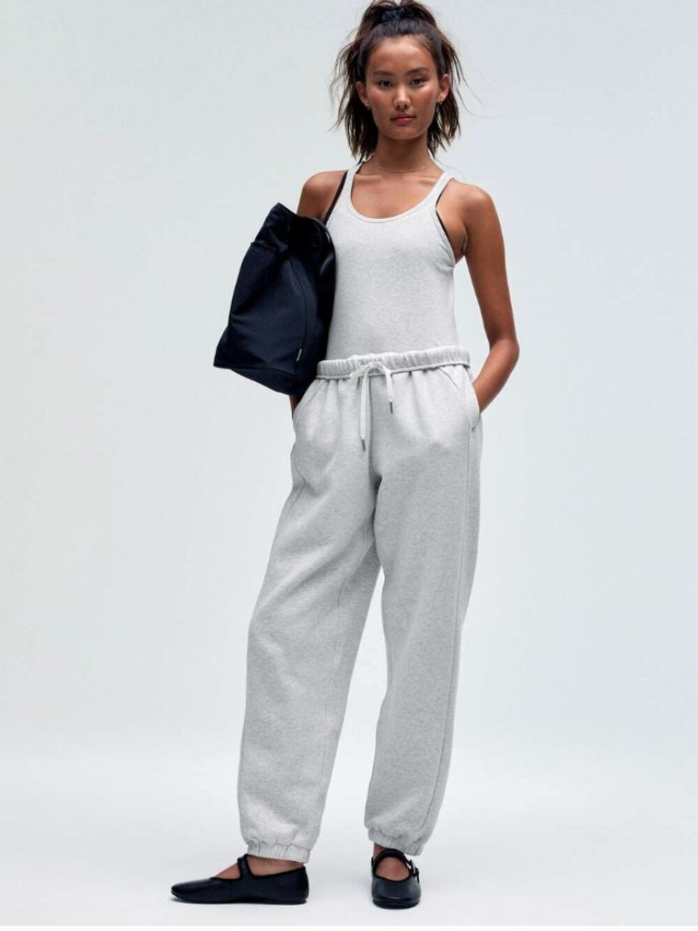 Lululemon Scuba Mid-Rise Oversized Jogger W5GPAS Heathered Grey XXS